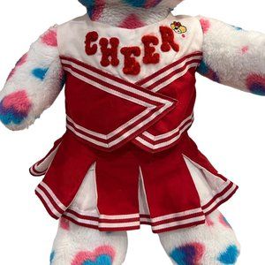 Build A Bear Workshop Cheer Outfit Red White Plush Dress Up Clothes